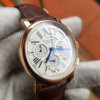 Cartier Rotonde Rose Gold chronograph Brown Leather Strap Ladies Watch for Sale in Nairobi,Kenya