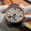 Cartier Rotonde Rose Gold chronograph Black Leather Strap Watch for sale in Nairobi Kenya.