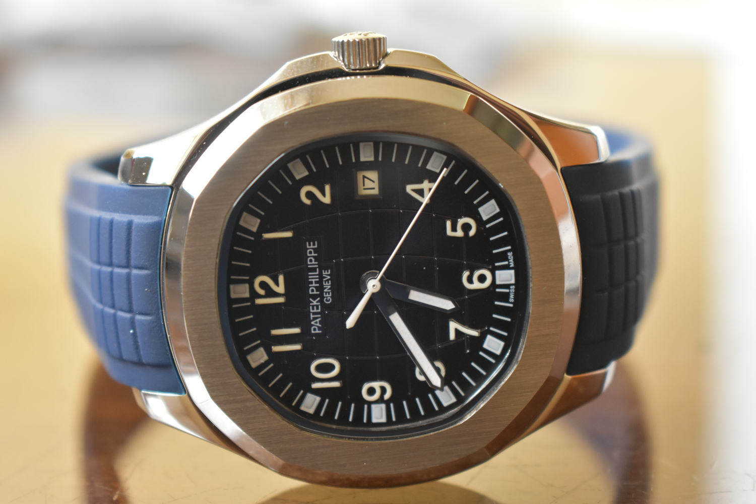 Patek Philippe Aquanaut Steel Blue Rubber Strap Men's Watch 5165 A for sale in Nairobi,Kenya